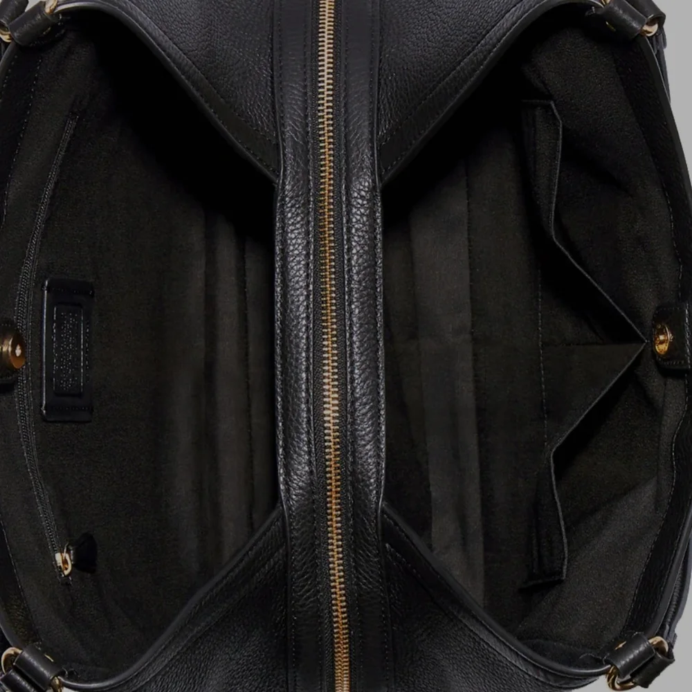 Coach Black Leather Women's Bag - Picture 6 of 7